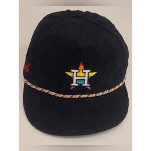 Houston Astros Pride Night Corduroy Hat NWT 2025 Stadium Giveaway Coca-Cola